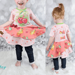 Schnittmuster Kleid AppleJuicy Gr. 80 bis 152 - Sewando