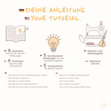 High-Waist Leggings – Schnittmuster (PDF) – Tall / Curvy Gr. 30–48