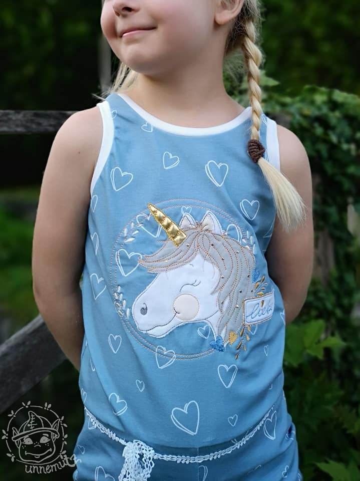 Stickdatei Einhornliebe - Kombipaket - Sewando