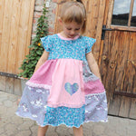 Schnittmuster Restekleid Farbexplosion Größe 74-164 - Sewando