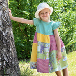 Schnittmuster Restekleid Farbexplosion Größe 74-164 - Sewando