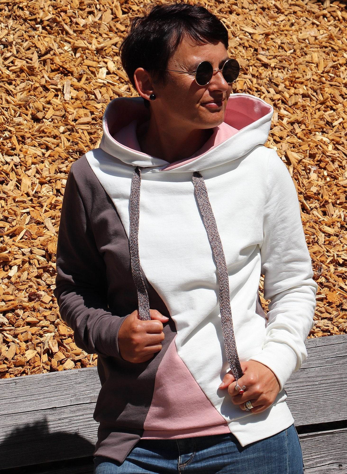 Schnittmuster Hoodie AROSA Gr. XS-XXXL : - Sewando