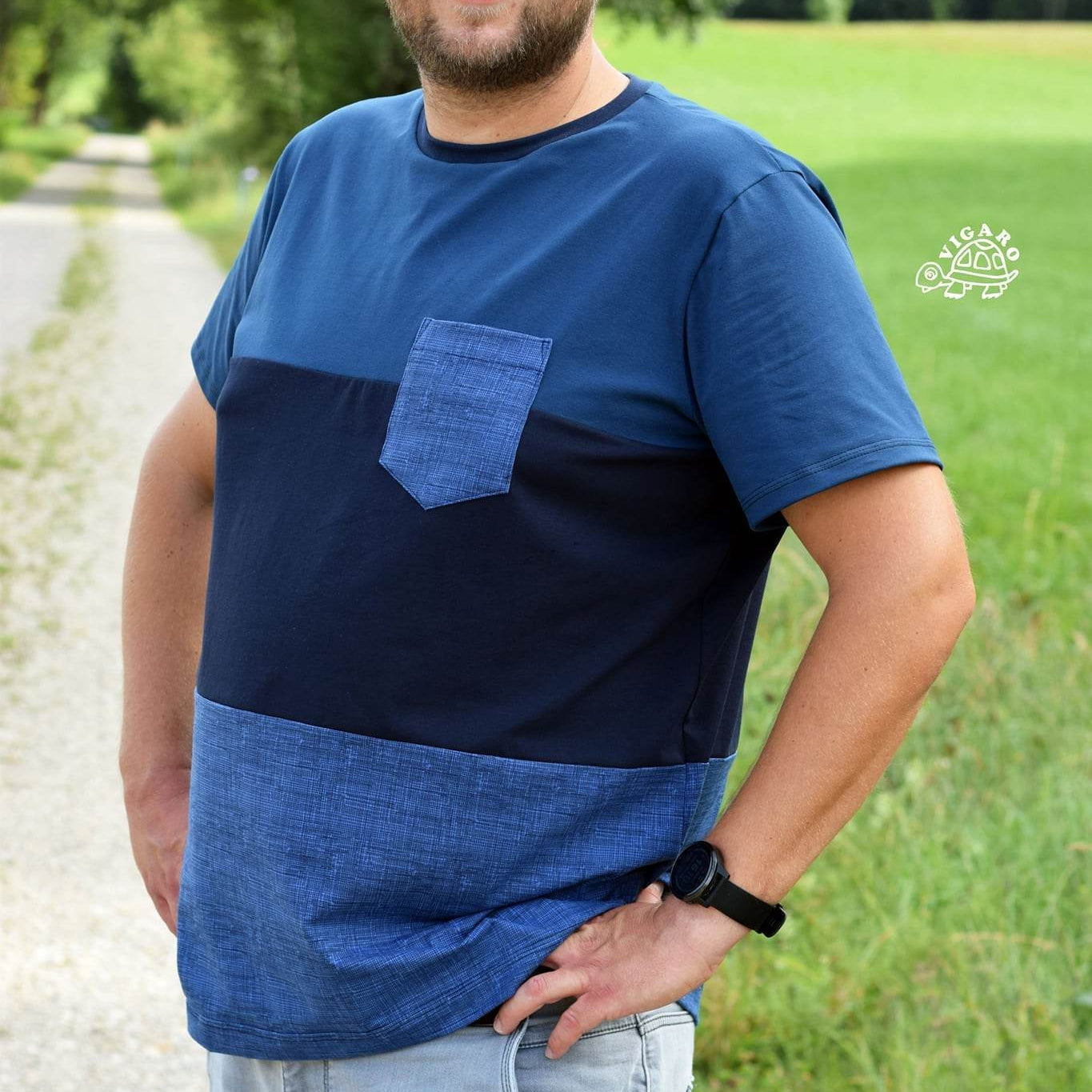 Schnittmuster Shirt MONZA Gr. XS-XXXL : - Sewando