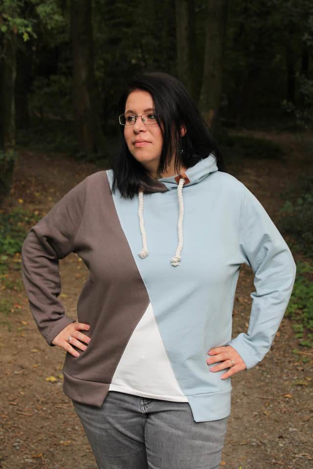 Schnittmuster Hoodie AROSA Gr. XS-XXXL : - Sewando