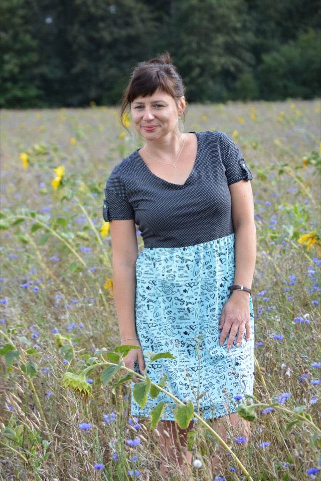 E-Book Kleid MissFederleicht 32-46 Schnittmuster - Sewando