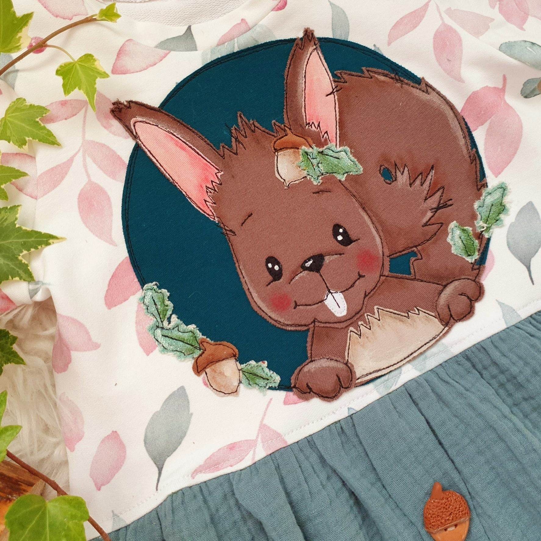 Applikationsvorlage Hörnchen - Sewando