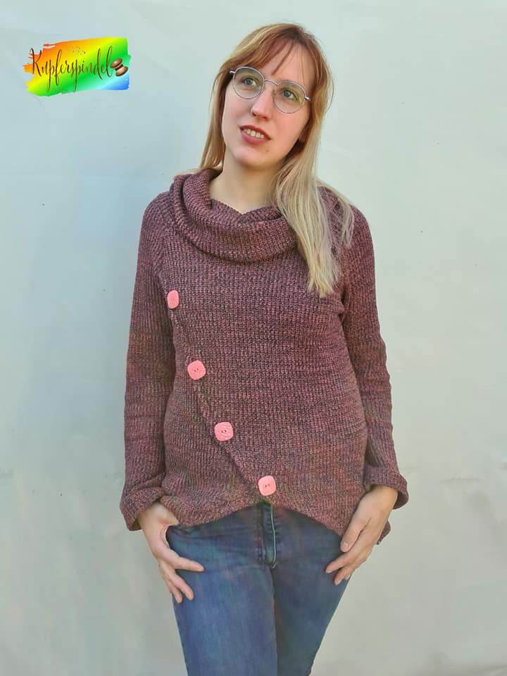 E-Book Kuschelpullover Marit Gr. 32-52 - Sewando