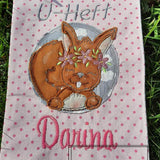 Stickdatei Hörnchen - Rahmen 10x10 - Sewando