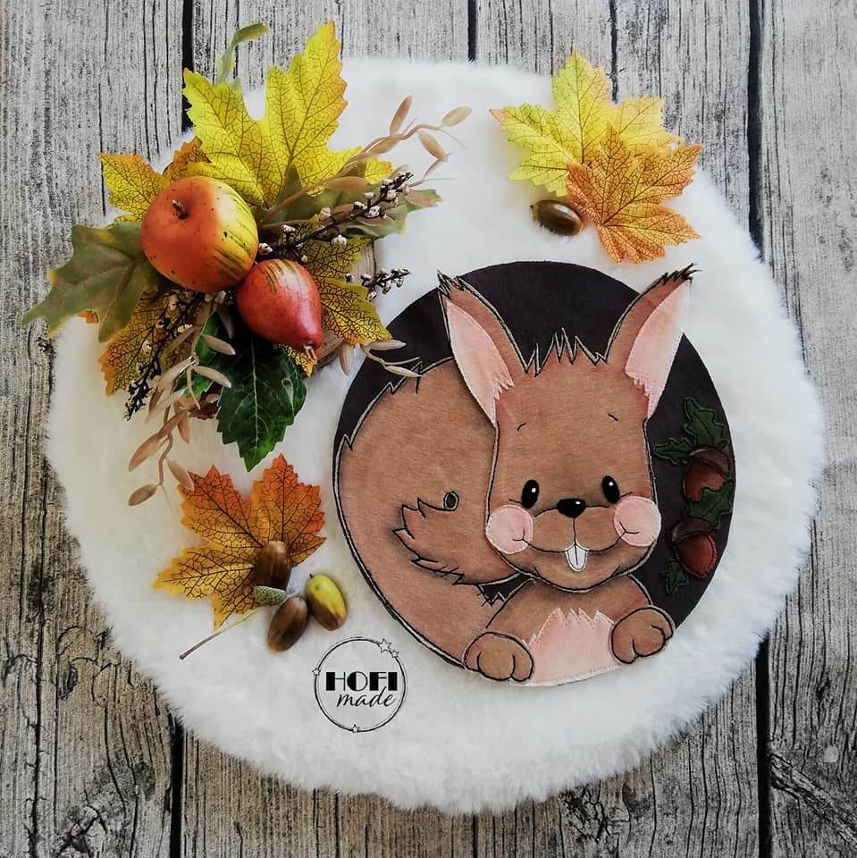 Applikationsvorlage Hörnchen - Sewando