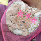 Stickdatei Hörnchen - Rahmen 10x10 - Sewando