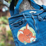 Stickdatei Hörnchen - Rahmen 10x10 - Sewando