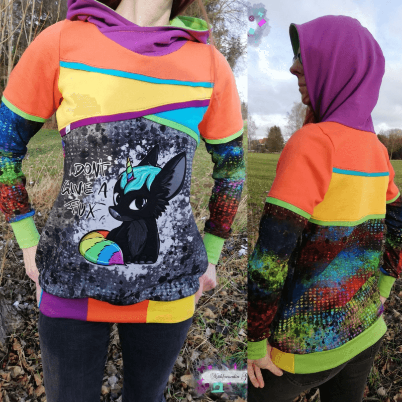 Schnittmuster Pullover Avery Gr. 32 bis 48 - Sewando