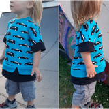Schnittmuster Shirt AlldayDude Gr. 80 bis 152