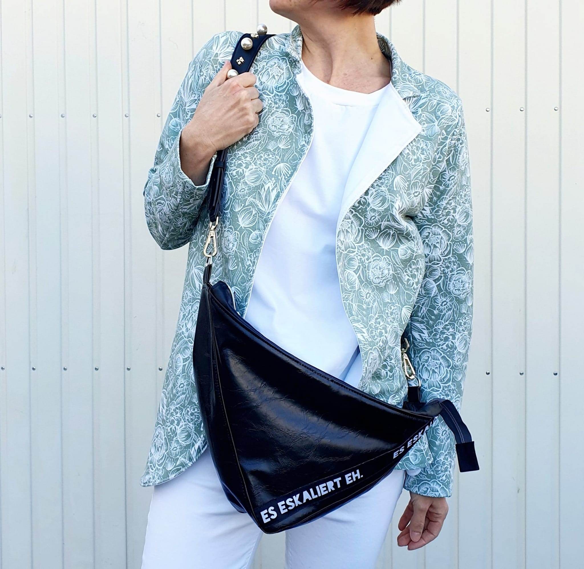 ohSalli Mini-Midi-Big * Taschen - Schnittmuster - Kombi-eBook * Crossbodybag - Dreiecktasche in 3 Größen - Sewando