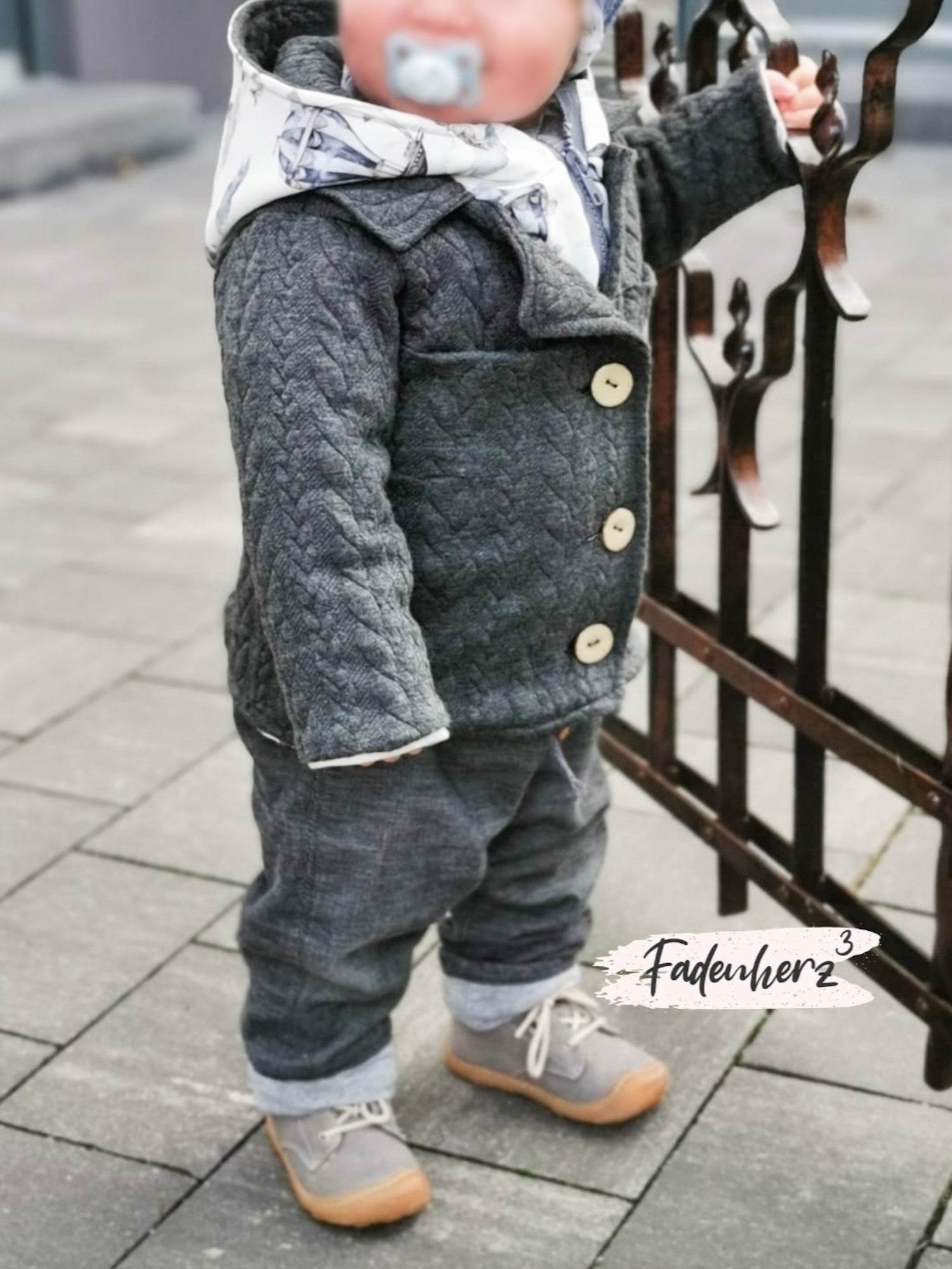 Schnittmuster Jacke Jespers Jäckchen Gr. 68-122 - Sewando