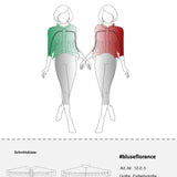Schnittmuster Bluse Florance Gr. 34-50 | A4-/Großformat-Datei - Sewando