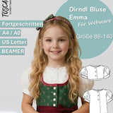 Schnittmuster Trachtenjacke Anna Gr. 86-170