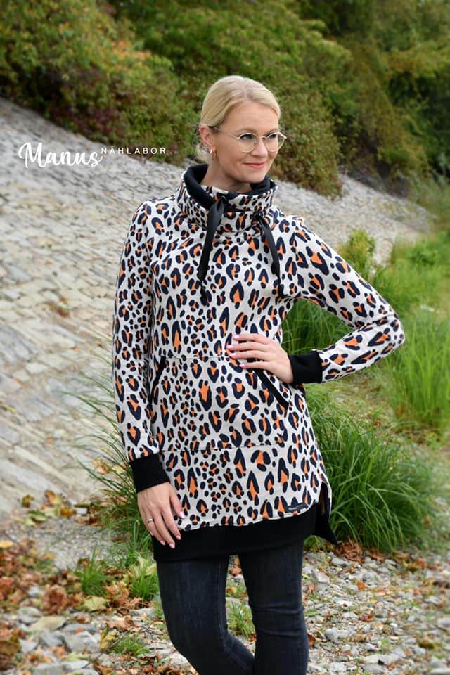 Schnittmuster Longhoodie CORTINA Gr. XS-XXXL : - Sewando