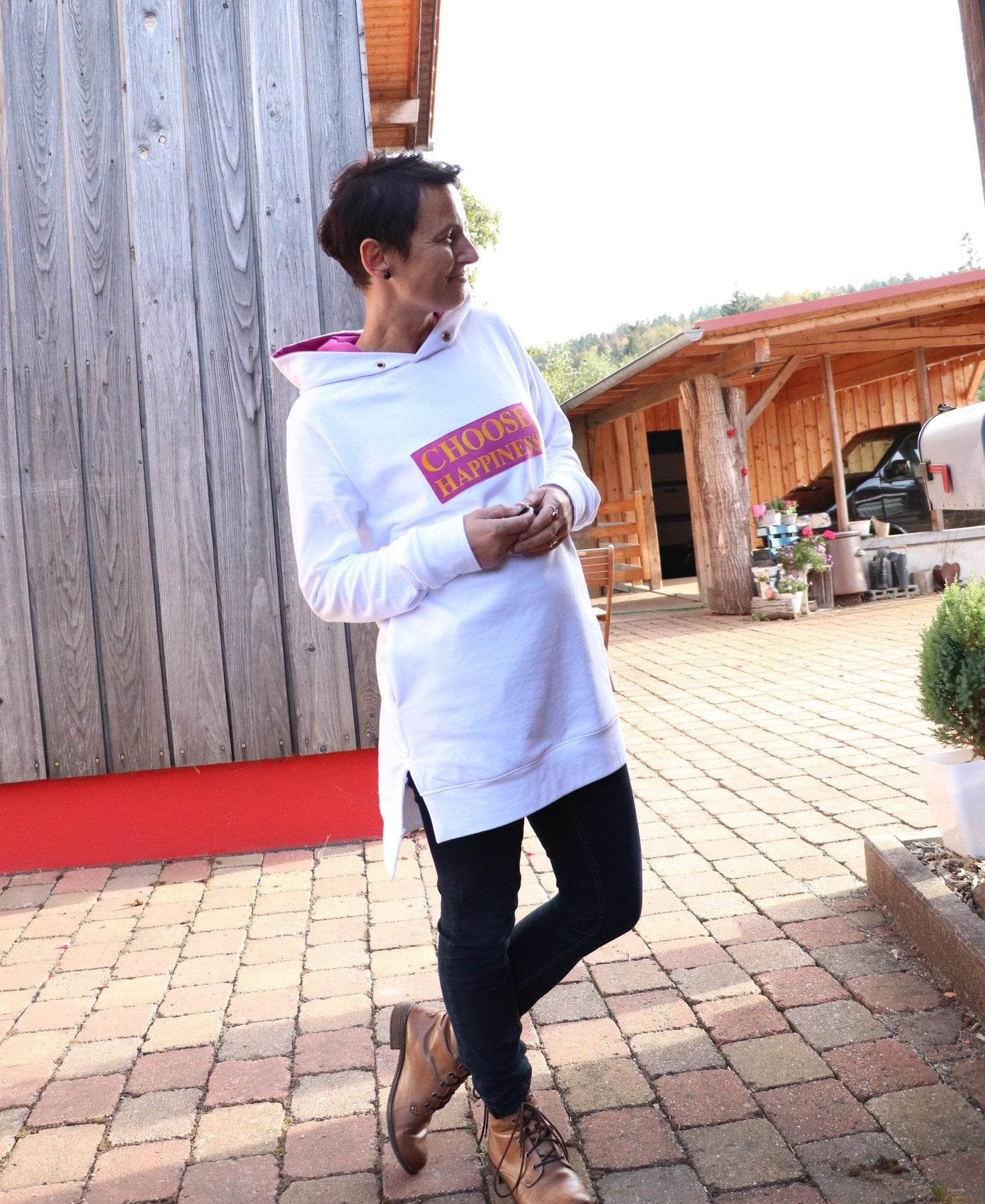Schnittmuster Longhoodie CORTINA Gr. XS-XXXL : - Sewando
