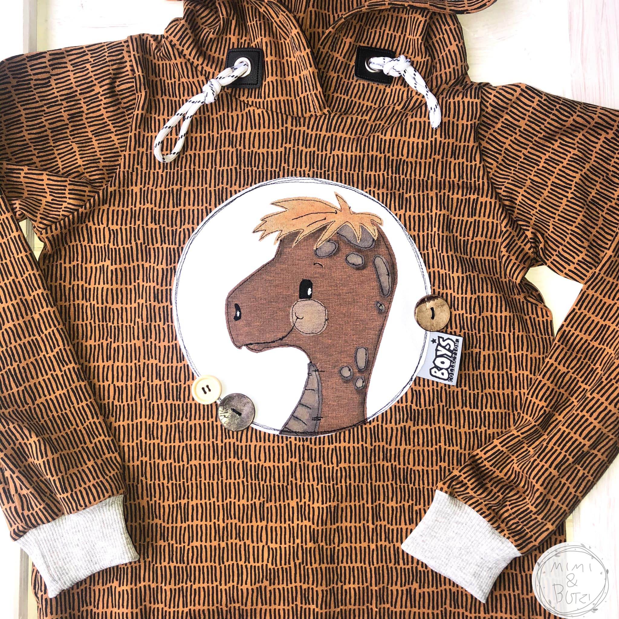 Applikationsvorlage Cool Dino - Sewando