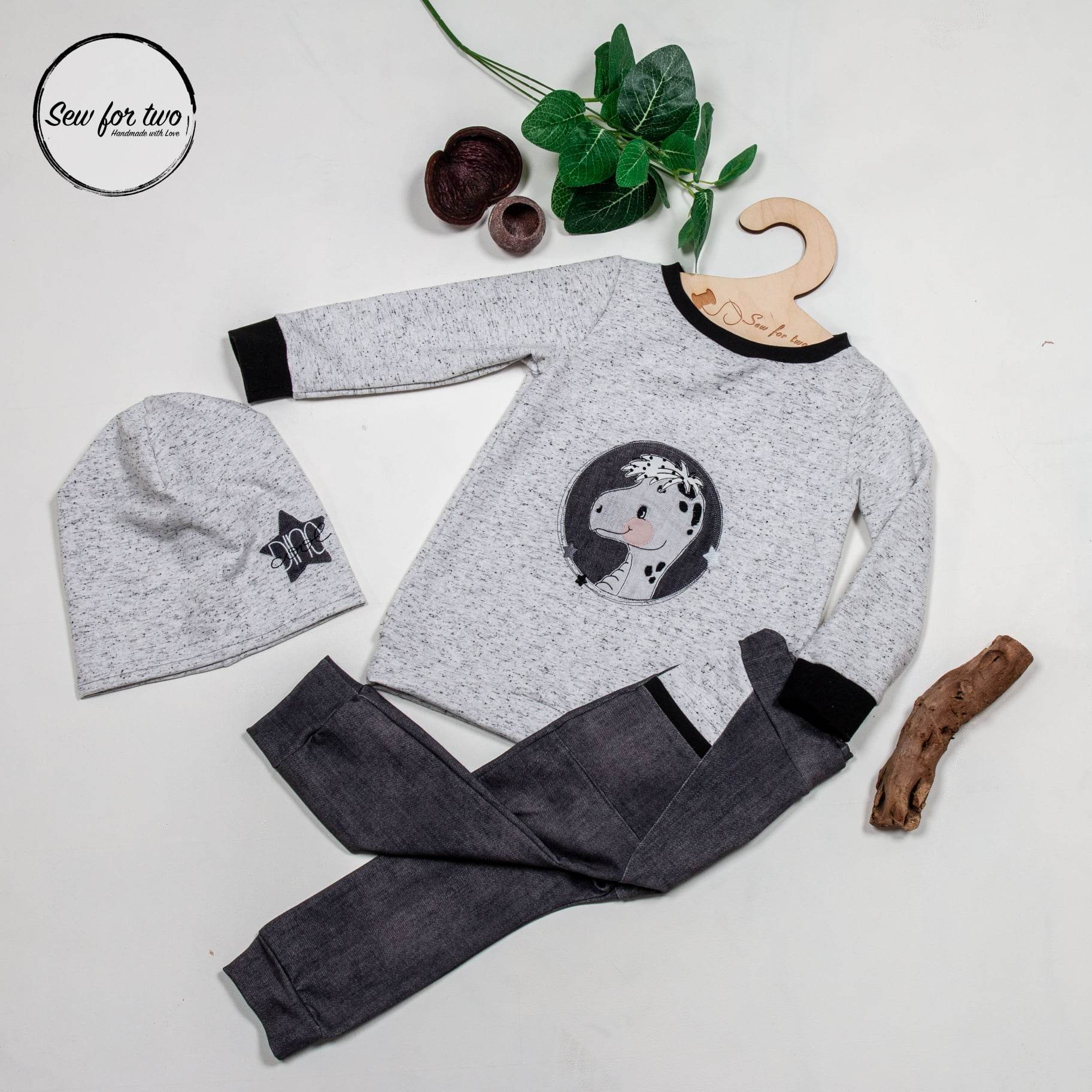Stickdatei Cool Dino - Kombipaket - Sewando