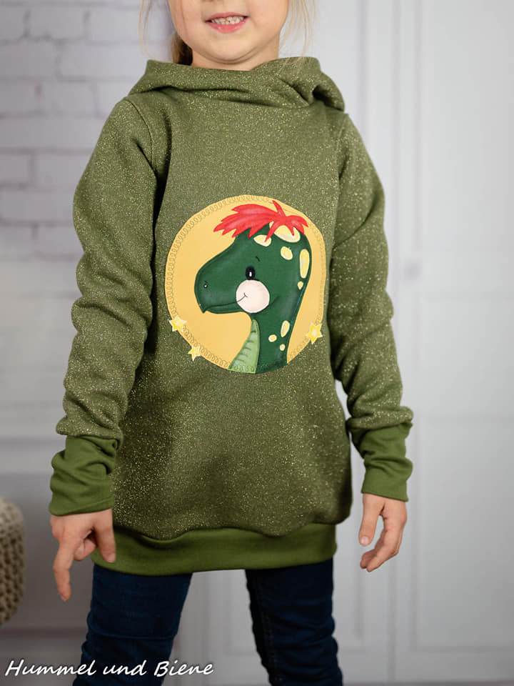 Applikationsvorlage Cool Dino - Sewando