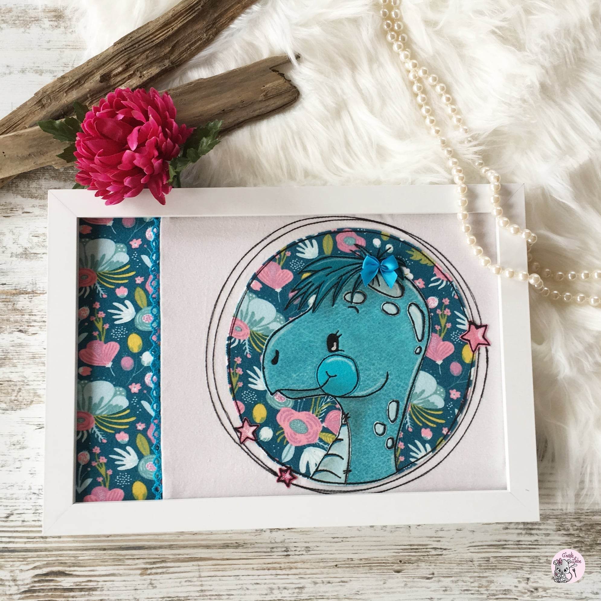 Applikationsvorlage Cool Dino - Sewando