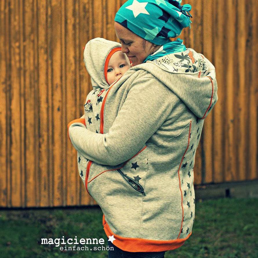 Trageeinsatz Muksu als Kombination zu Jacke Arja oder anderen Reißverschlussjacke - Sewando