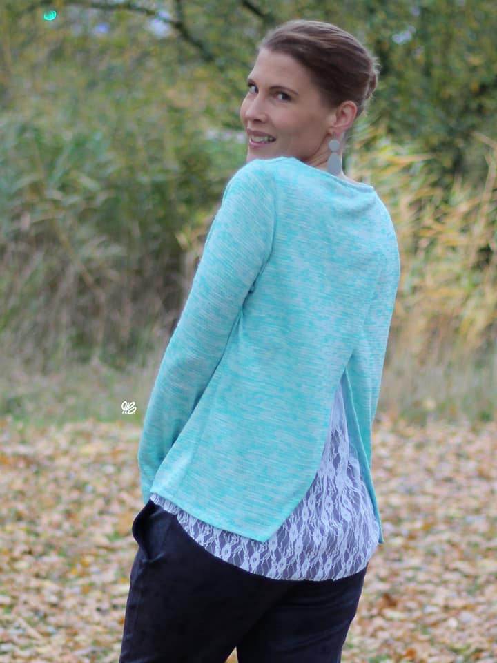 Schnittmuster Pullover CASERTA Gr. 32-56 : - Sewando