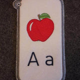 Stickdatei - ABC Lernkarten Alphabet von A-Z - Sewando