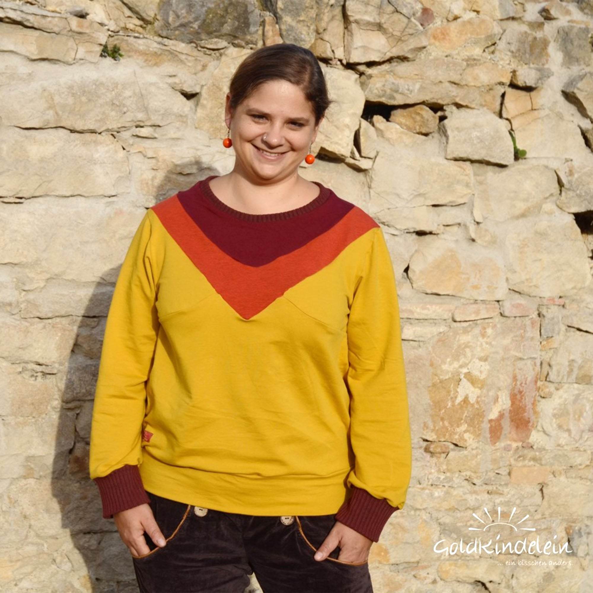 Schnittmuster Damenpullover Veera – Größen 32 – 60 - Sewando
