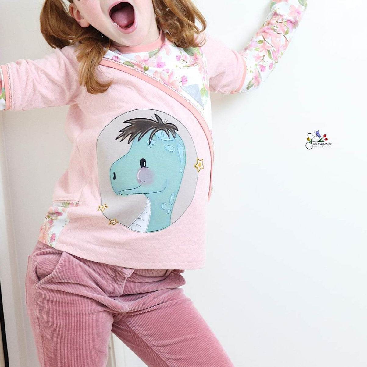 Applikationsvorlage Cool Dino - Sewando