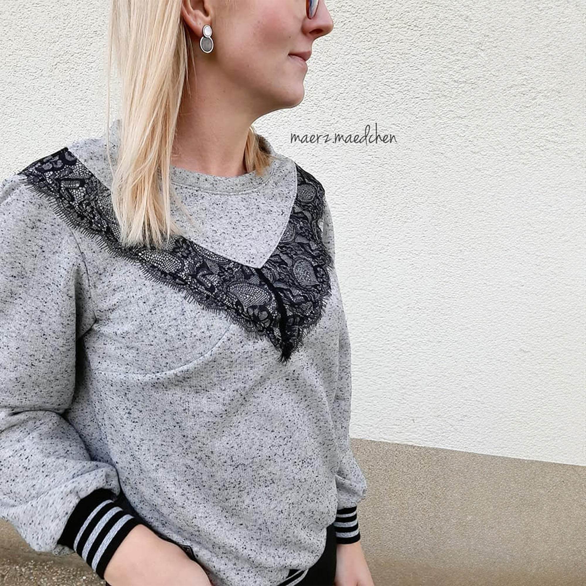 Schnittmuster Damenpullover Veera – Größen 32 – 60 - Sewando