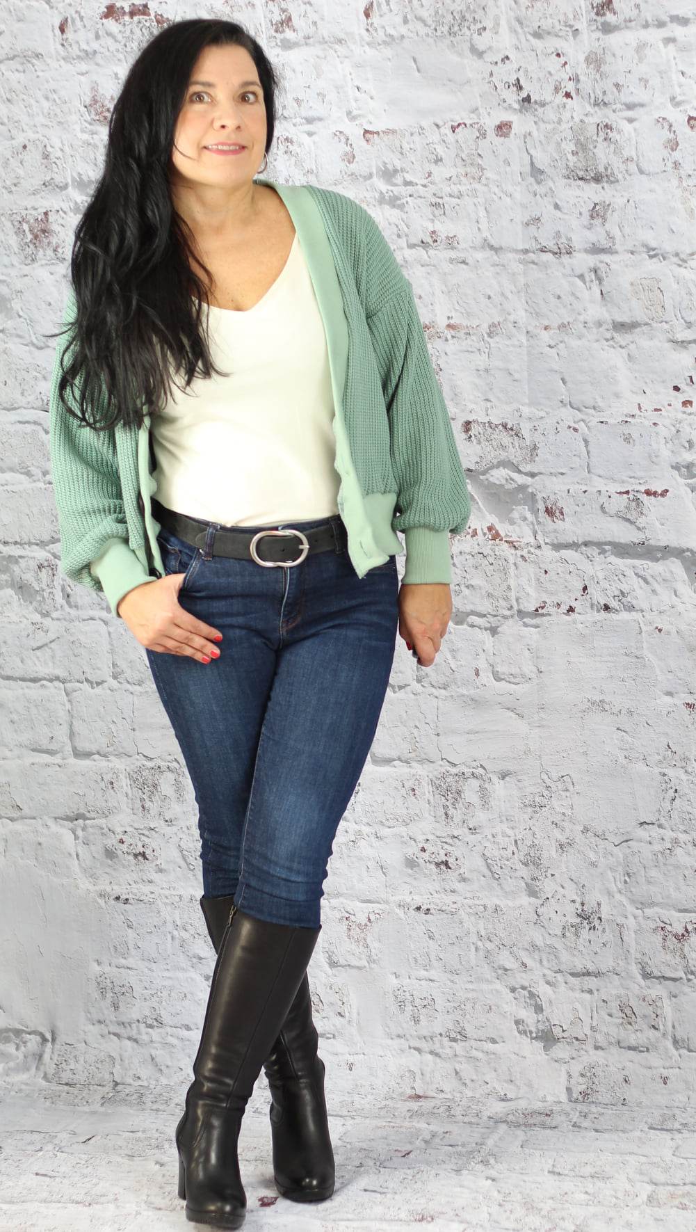Schnittmuster Oversize Cardigan OBEREGGEN Gr. 32-56 : - Sewando