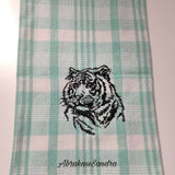 Tiger Stickdatei – Ausdrucksstarkes Blackwork-Motiv für elegante Wildnis-Projekte - Sewando