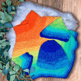 Häkelanleitung für Poncho+Mütze ,,Warmer Winter" jede Größe, jedes Garn