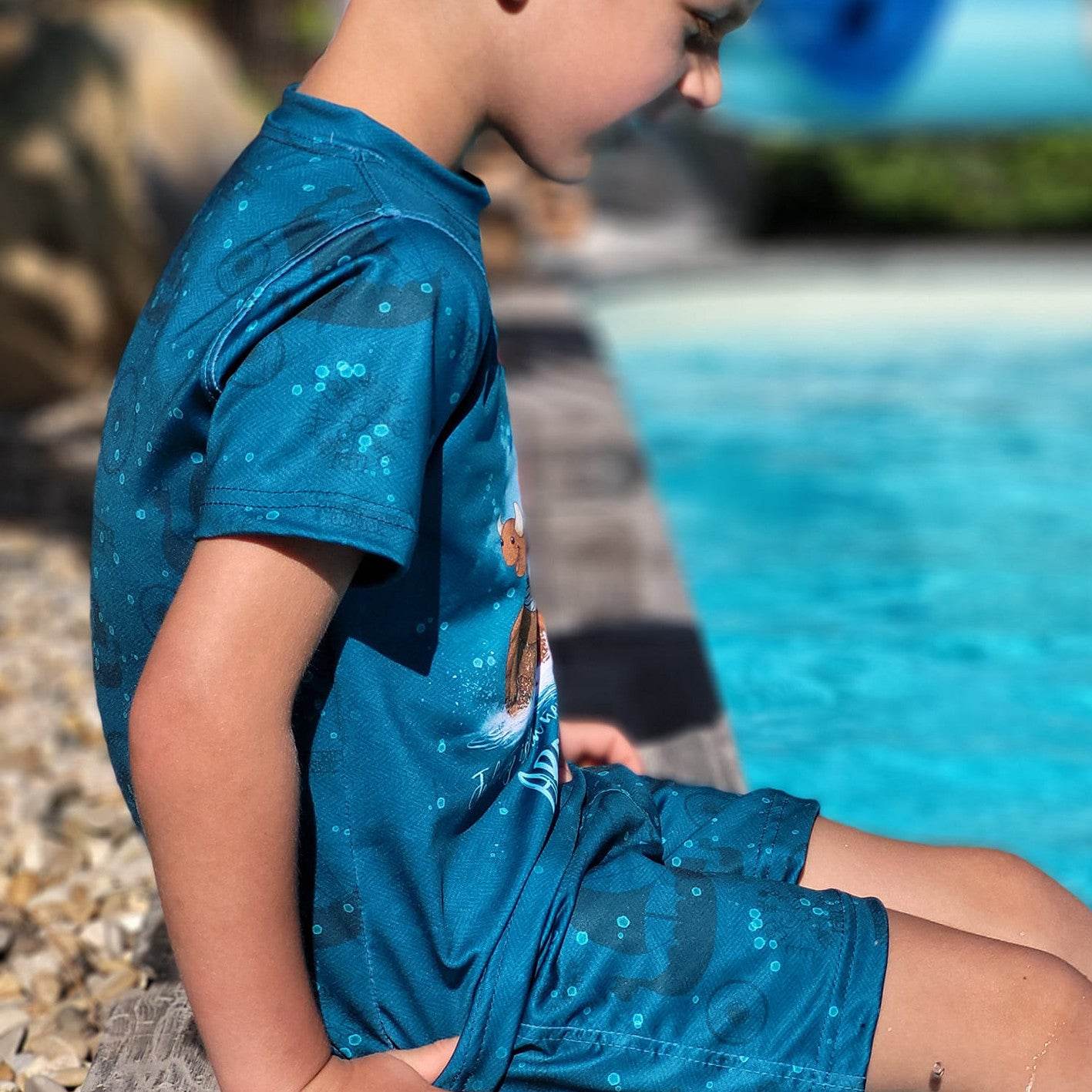 Schnittmuster Badeknirps unisex Variante Beamerversion Gr. 62 bis 170 - Sewando