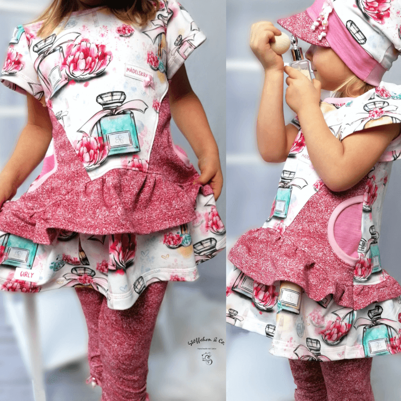 Schnittmuster Pullover/ Kleid Applepie Gr. 80 bis 152 - Sewando
