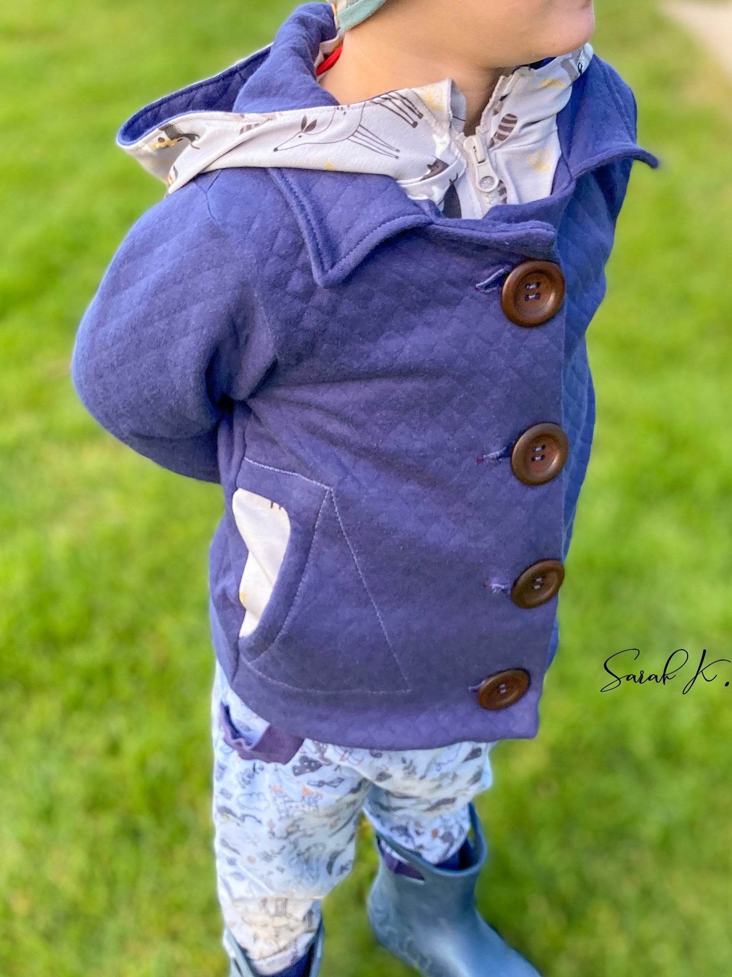 Schnittmuster Jacke Jespers Jäckchen Gr. 68-122 - Sewando