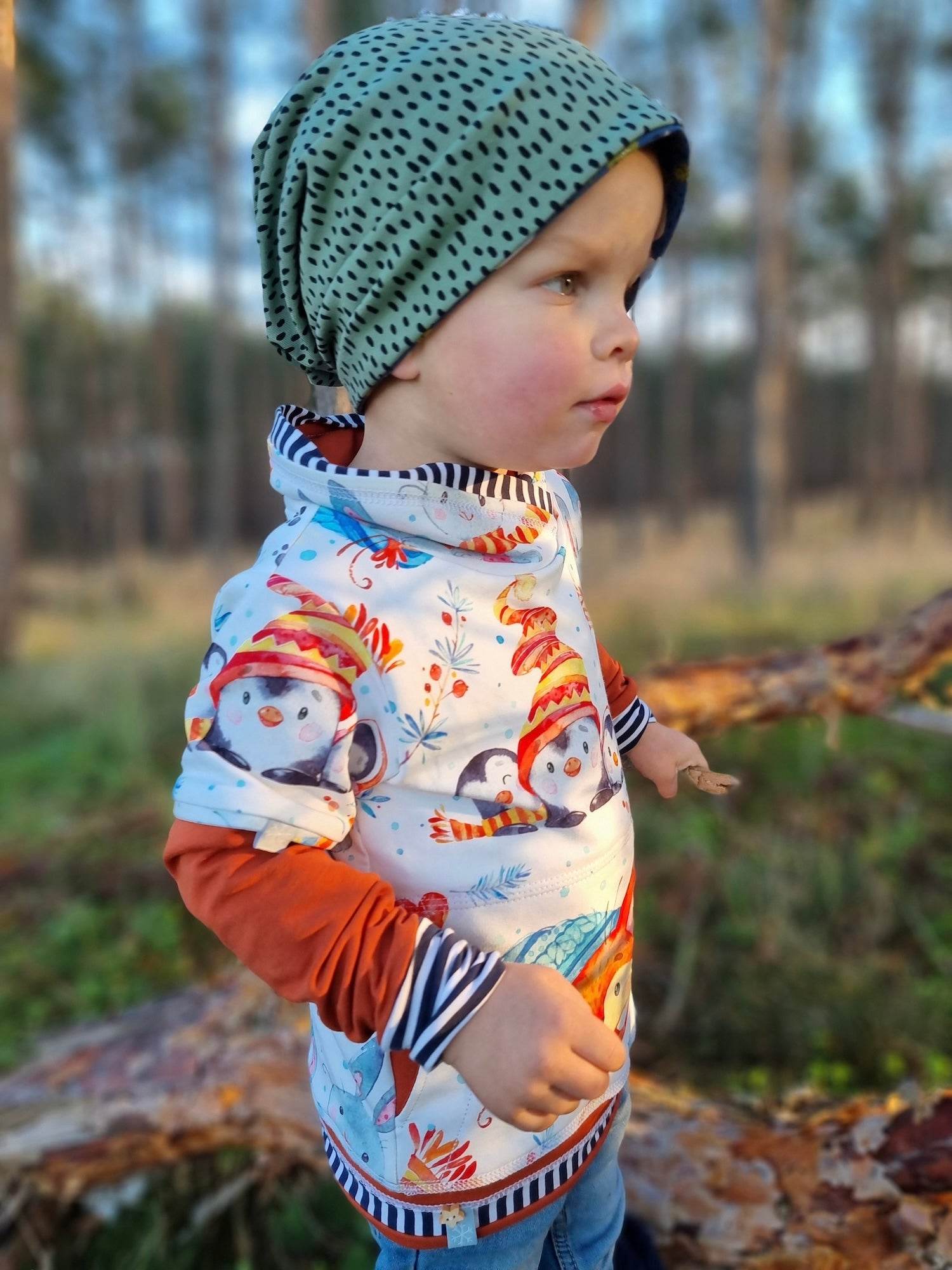 Schnittmuster Hoodie Winter-Tadeo Gr. 74-140 - Sewando