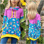 Schnittmuster Hoodie Bubble Gr. 80 bis 152 - Sewando
