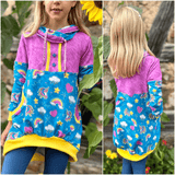 Schnittmuster Hoodie Bubble Gr. 80 bis 152 - Sewando
