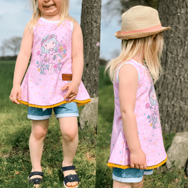 Schnittmuster Kleid Angel Gr. 80 bis 152 - Sewando