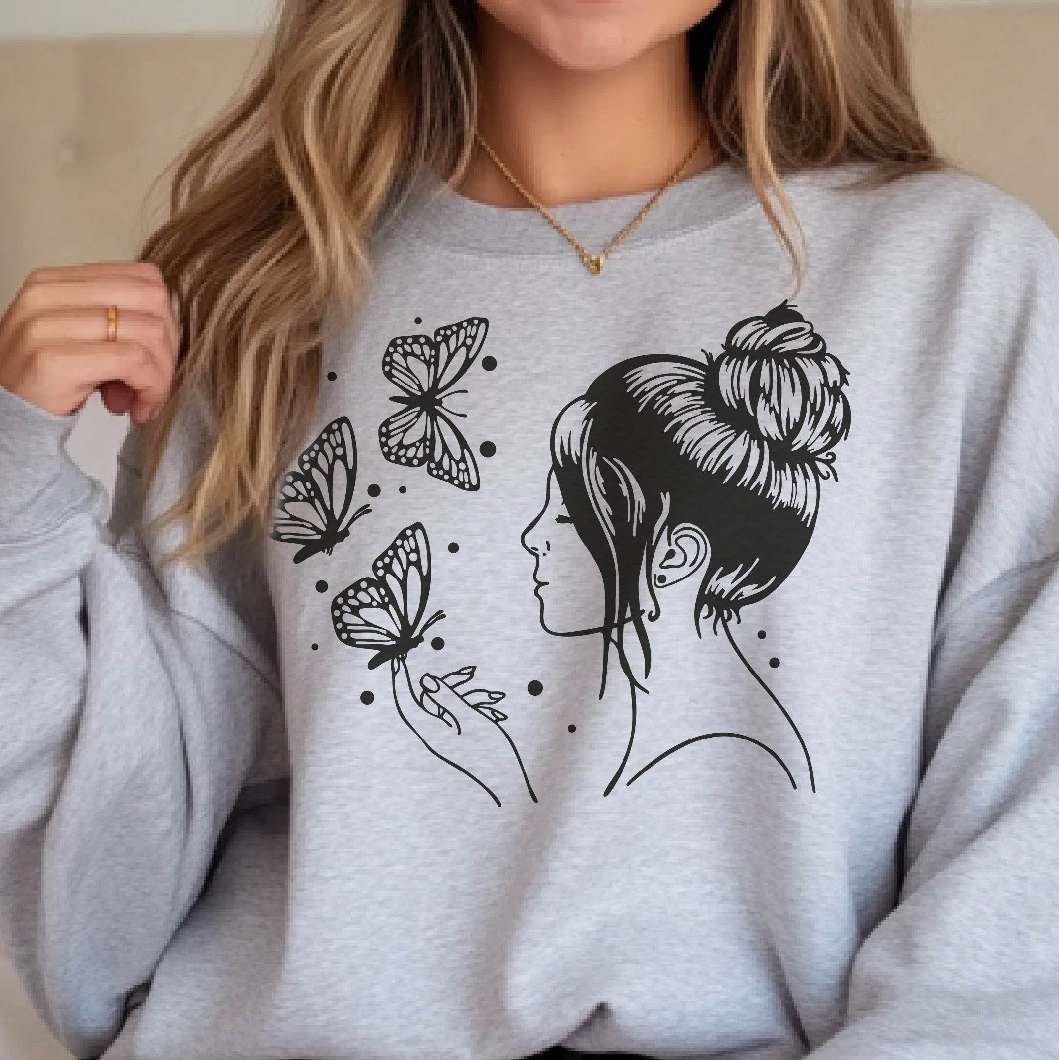 Plotterdatei Butterfly Girl - Sewando