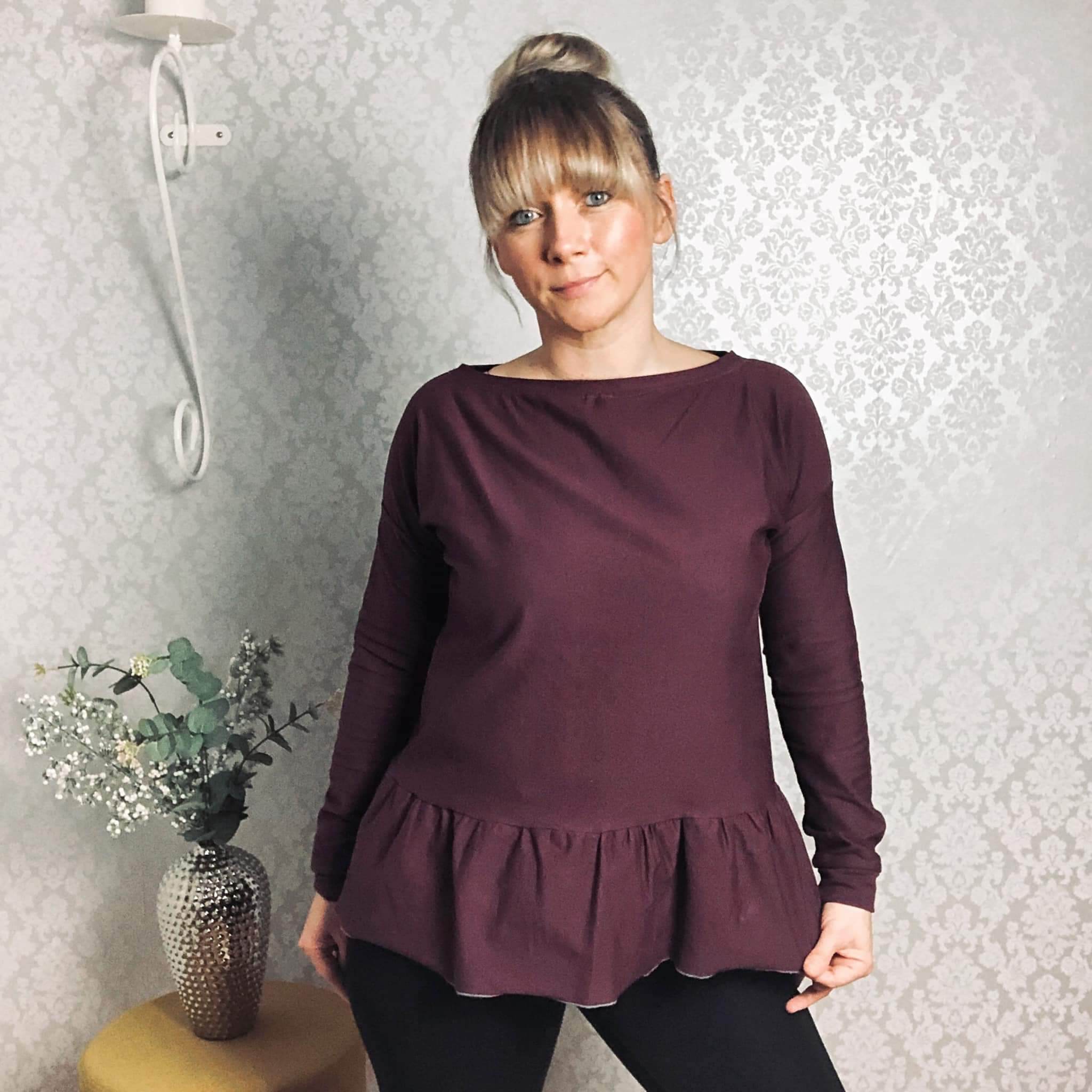 Schnittmuster Glücksding Pulli/Longpulli/Kleid Größe 32-54 - Sewando