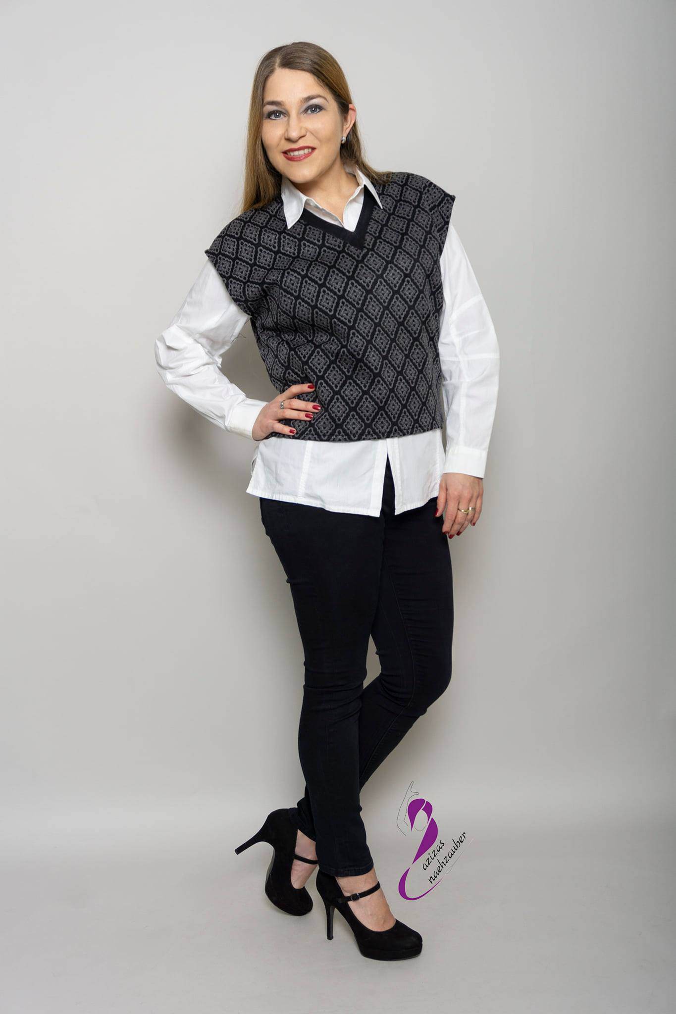 Schnittmuster Sweater/Pullunder SCHENNA Gr. 34-56 : - Sewando