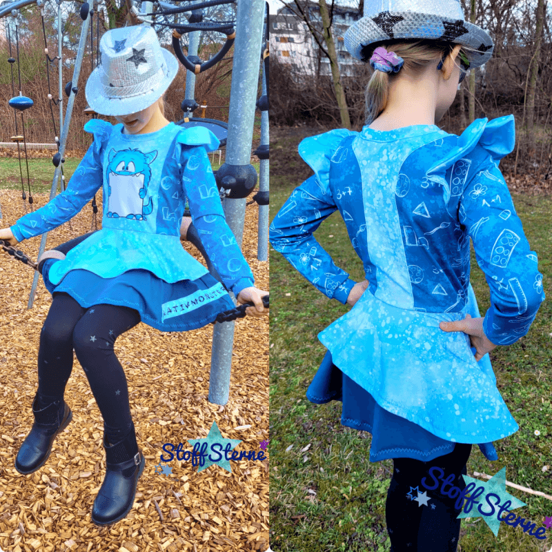 Schnittmuster Kleid AppleJuicy Gr. 80 bis 152 - Sewando
