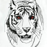 Stickdatei Tigerkopf – kraftvoll, ausdrucksstark & mit leuchtenden Augen - Sewando