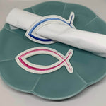 Stickdatei - Serviettenring Fisch ICHTHYS - Sewando