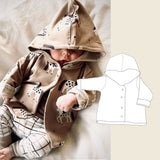Baby-Jacke "Joppie" gefütterte Babyjacke / Schnittmuster :